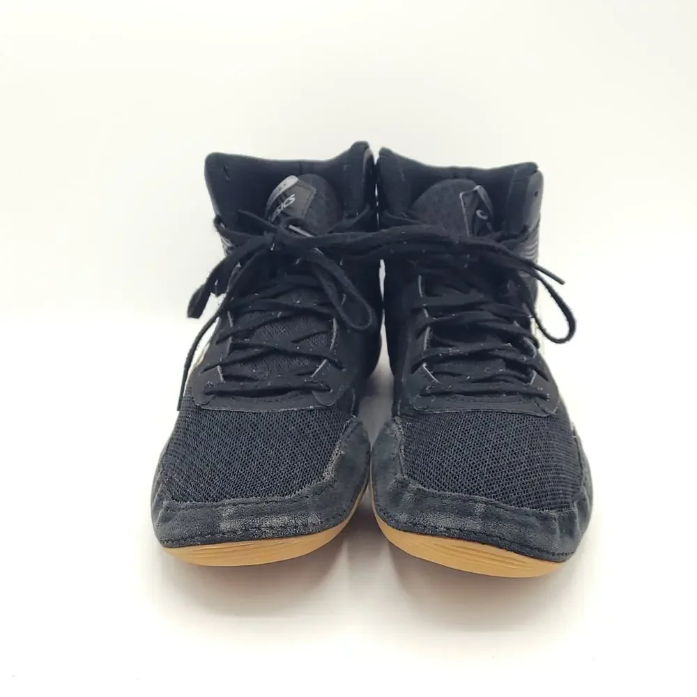 ASICS Matflex Wrestling Athletic MMA Training Black White men's Size 8.5